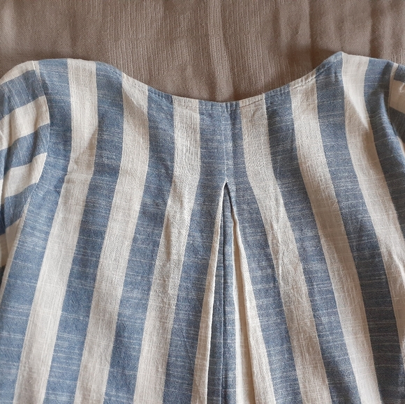 Blue and White Cotton Love In Tunic - Picture 9 of 13